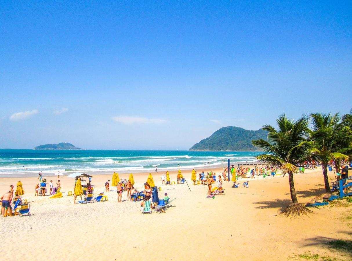 Apto C Wi-Fi A 180M Da Praia Do Tombo - Guaruja Apartman Kültér fotó