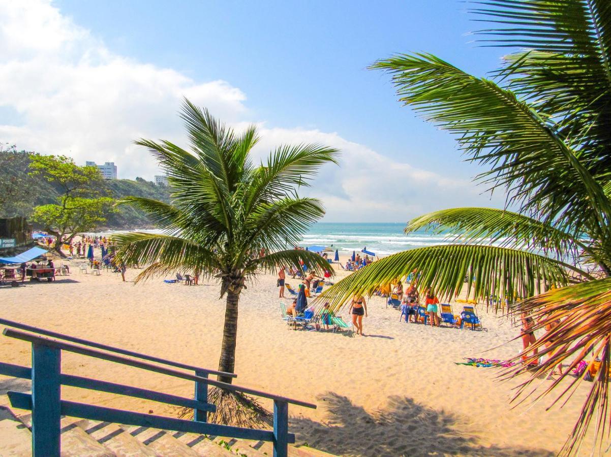 Apto C Wi-Fi A 180M Da Praia Do Tombo - Guaruja Apartman Kültér fotó