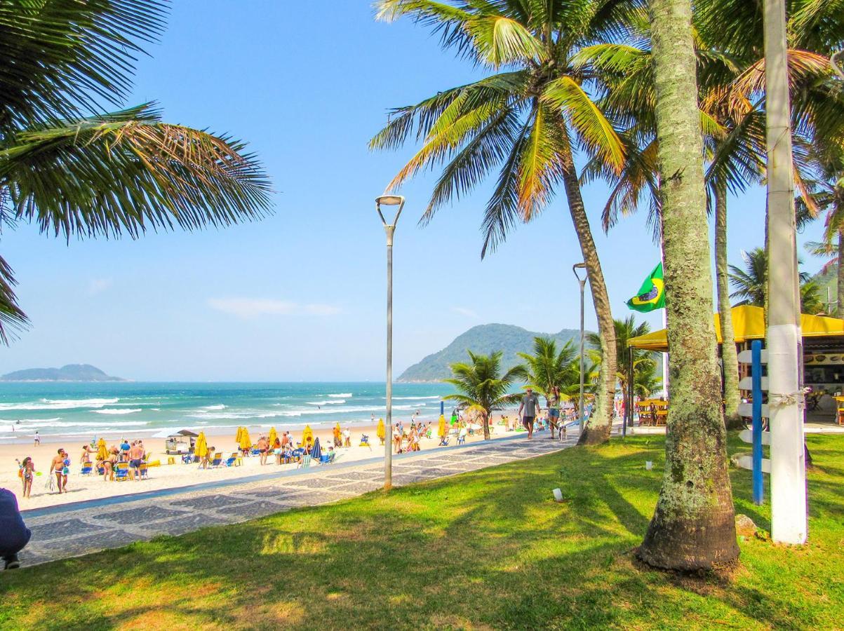 Apto C Wi-Fi A 180M Da Praia Do Tombo - Guaruja Apartman Kültér fotó